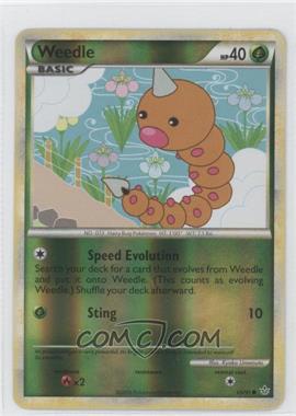 2010 Pokémon HeartGold & SoulSilver - Unleashed - [Base] - Reverse Foil #69 - Weedle