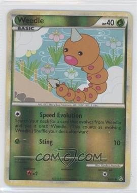 2010 Pokémon HeartGold & SoulSilver - Unleashed - [Base] - Reverse Foil #69 - Weedle