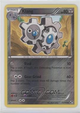 2011 Pokemon Black & White - Base Set [Base] - Reverse Foil #75 - Klang