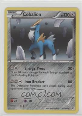 2011 Pokemon Black & White - Noble Victories - [Base] - Reverse Foil #84 - Cobalion