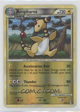 2011 Pokemon HeartGold & SoulSilver - Call of Legends - [Base] - Reverse Foil #23 - Ampharos