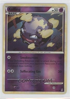 2011 Pokemon HeartGold & SoulSilver - Call of Legends - [Base] - Reverse Foil #60 - Koffing