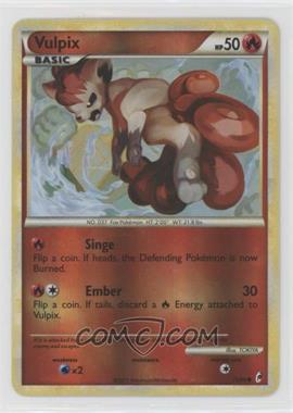 2011 Pokemon HeartGold & SoulSilver - Call of Legends - [Base] - Reverse Foil #75 - Vulpix