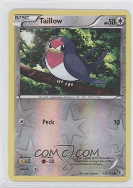 2012 Pokemon Black & White - Boundaries Crossed - [Base] - Reverse Foil #112 - Taillow