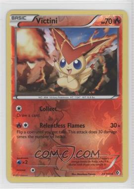 2012 Pokemon Black & White - Boundaries Crossed - [Base] - Reverse Foil #23 - Victini