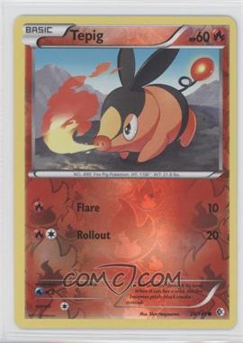 2012 Pokemon Black & White - Boundaries Crossed - [Base] - Reverse Foil #24 - Tepig