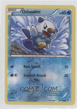 2012 Pokemon Black & White - Boundaries Crossed - [Base] - Reverse Foil #39 - Oshawott