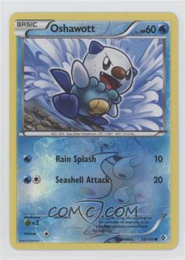 2012 Pokemon Black & White - Boundaries Crossed - [Base] - Reverse Foil #39 - Oshawott