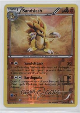 2012 Pokemon Black & White - Boundaries Crossed - [Base] - Reverse Foil #79 - Sandslash