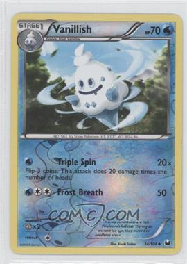 2012 Pokémon Black & White - Dark Explorers - Expansion Set [Base] - Reverse Foil #34 - Vanillish