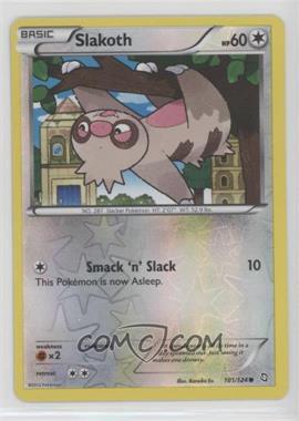 2012 Pokémon Black & White - Dragons Exalted - [Base] - Reverse Foil #101 - Slakoth