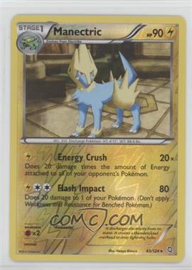 2012 Pokémon Black & White - Dragons Exalted - [Base] - Reverse Foil #43 - Manectric