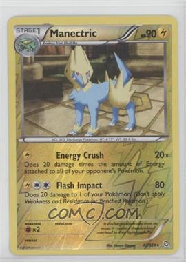 2012 Pokémon Black & White - Dragons Exalted - [Base] - Reverse Foil #43 - Manectric