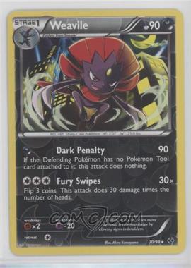 2012 Pokémon Black & White - Next Destinies - [Base] - Reverse Foil #70 - Weavile