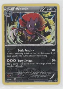 2012 Pokémon Black & White - Next Destinies - [Base] - Reverse Foil #70 - Weavile