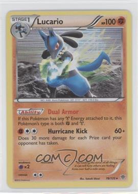 2012 Pokémon Black & White - Plasma Storm - [Base] #78 - Holo - Lucario