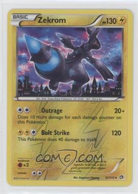 2013 Pokemon Black & White - Legendary Treasures - [Base] - Reverse Foil #51 - Zekrom