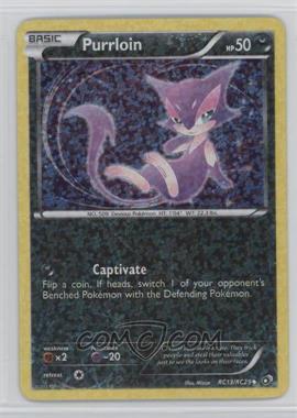 2013 Pokemon Black & White - Legendary Treasures - Radiant Collection #RC13 - Purrloin