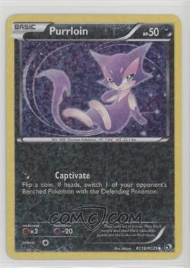 2013 Pokemon Black & White - Legendary Treasures - Radiant Collection #RC13 - Purrloin