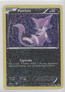 2013 Pokemon Black & White - Legendary Treasures - Radiant Collection #RC13 - Purrloin