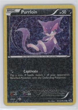 2013 Pokemon Black & White - Legendary Treasures - Radiant Collection #RC13 - Purrloin