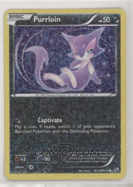 2013 Pokemon Black & White - Legendary Treasures - Radiant Collection #RC13 - Purrloin