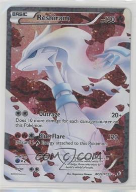 2013 Pokemon Black & White - Legendary Treasures - Radiant Collection #RC22 - Reshiram