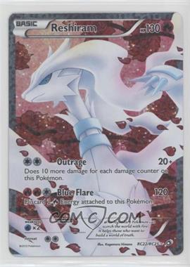 2013 Pokemon Black & White - Legendary Treasures - Radiant Collection #RC22 - Reshiram