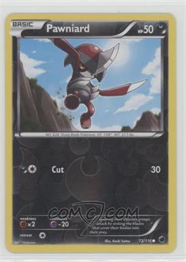 2013 Pokémon Black & White - Plasma Freeze - [Base] - Reverse Foil #72 - Pawniard