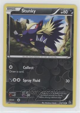 2014 Pokemon XY - Flashfire - [Base] - Reverse Foil #54 - Stunky