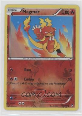 2014 Pokemon XY - Furious Fists - [Base] - Reverse Foil #10 - Magmar