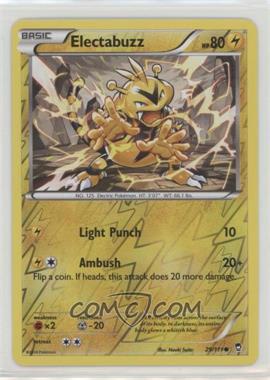 2014 Pokemon XY - Furious Fists - [Base] - Reverse Foil #29 - Electabuzz