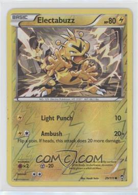 2014 Pokemon XY - Furious Fists - [Base] - Reverse Foil #29 - Electabuzz