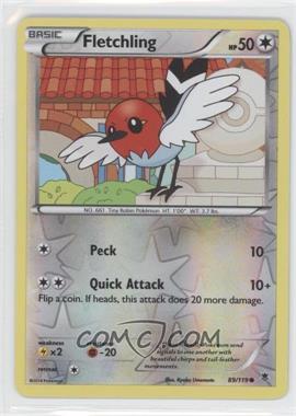 2014 Pokemon XY - Phantom Forces - [Base] - Reverse Foil #89 - Fletchling