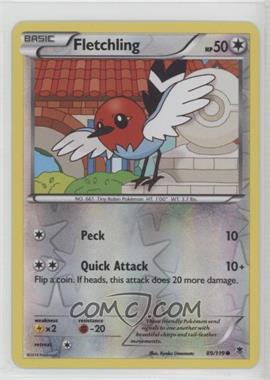 2014 Pokemon XY - Phantom Forces - [Base] - Reverse Foil #89 - Fletchling