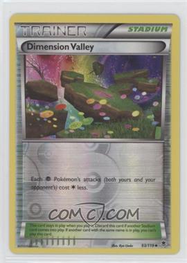 2014 Pokemon XY - Phantom Forces - [Base] - Reverse Foil #93 - Dimension Valley