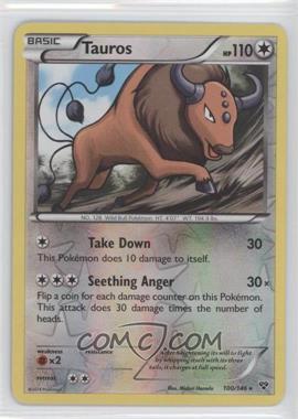 2014 Pokémon - XY - [Base] - Reverse Foil #100 - Tauros