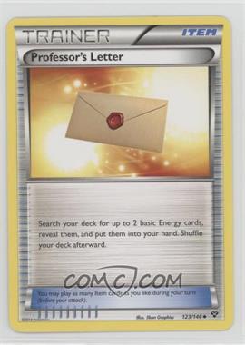 2014 Pokémon - XY - [Base] #123 - Professor's Letter