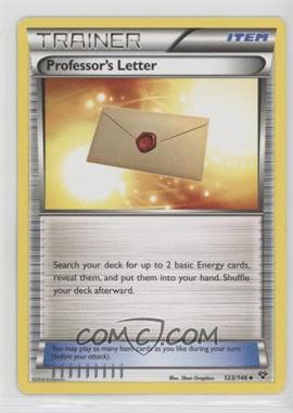 2014 Pokémon - XY - [Base] #123 - Professor's Letter