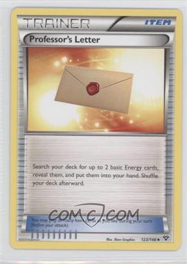 2014 Pokémon - XY - [Base] #123 - Professor's Letter