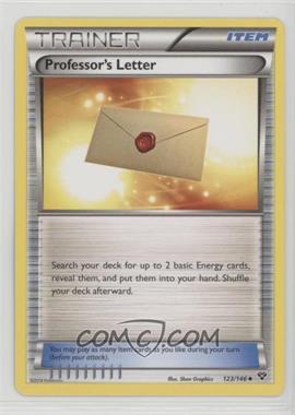 2014 Pokémon - XY - [Base] #123 - Professor's Letter