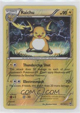 2015 Pokémon XY - BREAKthrough - [Base] - Reverse Foil #49 - Raichu