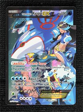2015 Pokémon XY - Double Crisis - Expansion Set [Base] #6 - Team Aqua's Kyogre EX (Full Art) [EX to NM]