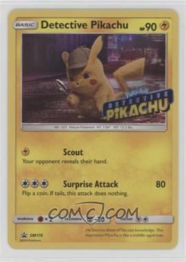 2016-21 Pokémon Sun & Moon - Black Star Promos #SM170 - Holo - Detective Pikachu (Detective Pikachu Movie Stamp)