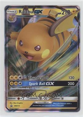 2016-21 Pokémon Sun & Moon - Black Star Promos #SM213 - Raichu GX