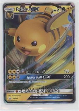 2016-21 Pokémon Sun & Moon - Black Star Promos #SM213 - Raichu GX