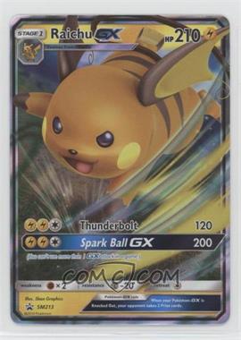 2016-21 Pokémon Sun & Moon - Black Star Promos #SM213 - Raichu GX