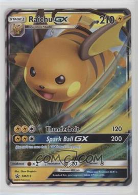 2016-21 Pokémon Sun & Moon - Black Star Promos #SM213 - Raichu GX