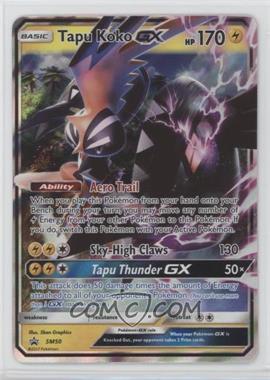 2016-21 Pokémon Sun & Moon - Black Star Promos #SM50 - Tapu Koko GX [Good to VG‑EX]