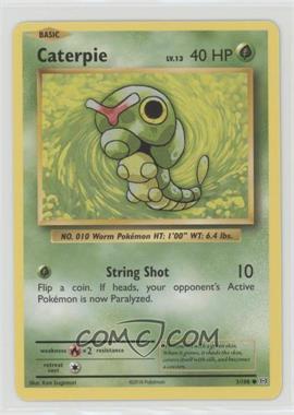 16 Pokemon Xy Evolutions th Anniversary Expansion Pack Base 3 Caterpie 16 Pokemon Xy Evolutions th Anniversary Expansion Pack Base 3 Caterpie